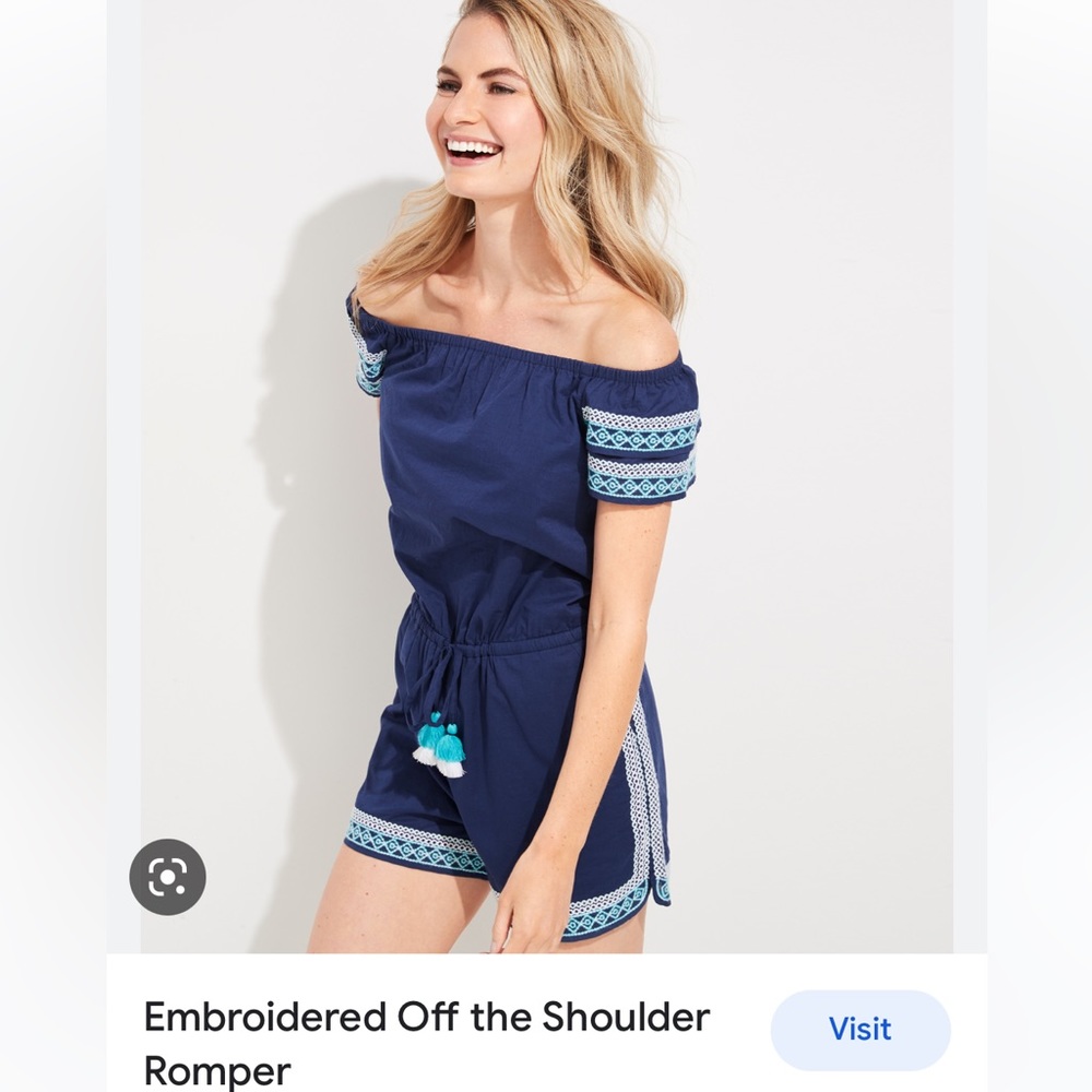 Vineyard Vine’s Off the Shoulder Romper